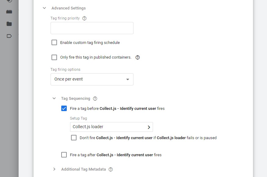 GTM Ensure that collect.js is loaded when event occurs