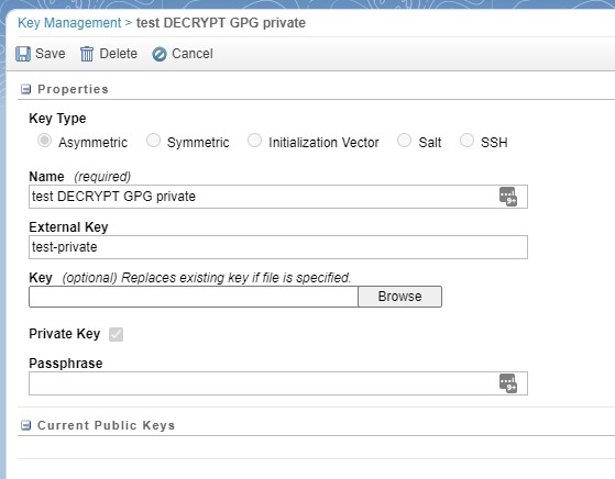 Private Key in SFMC